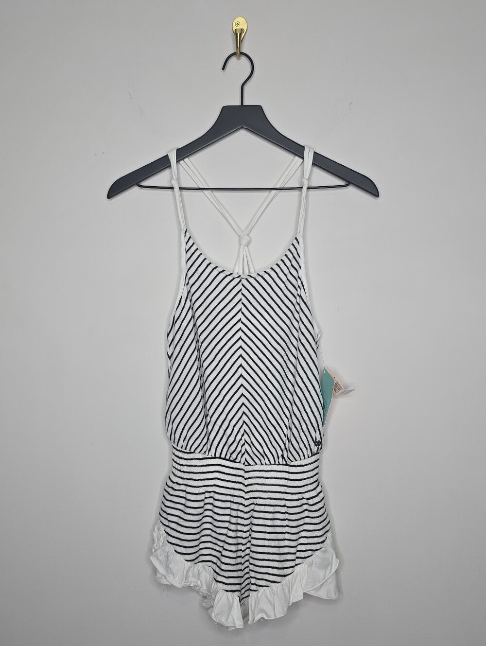 Rip Curl "Sparrow" Striped Romper Size XSmall NWT